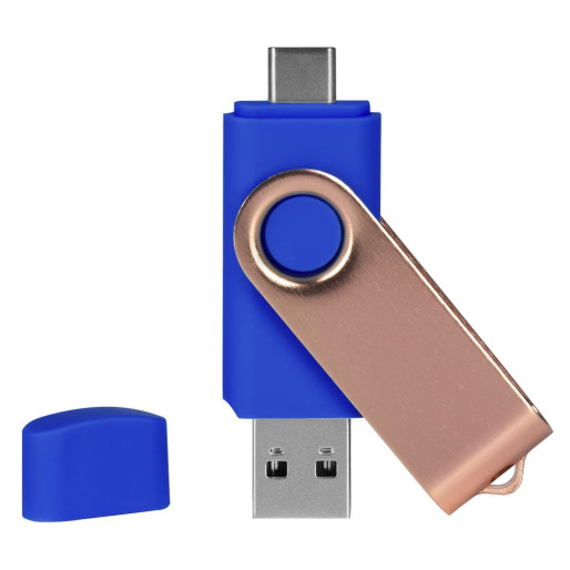 SMART C ROSE GOLD, usb flash memory, royal blue, 32GB