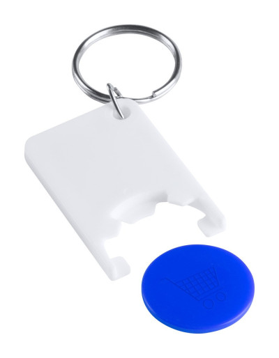Zabax trolley coin keyring