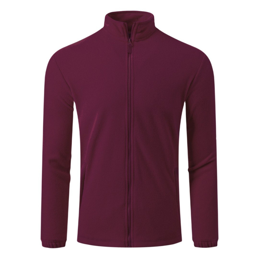 POLARIS, unisex polar fleece sweatshirt, burgundy