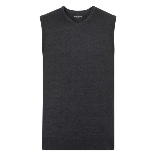 Men's V-Neck Sleeveless Knitted Pullover