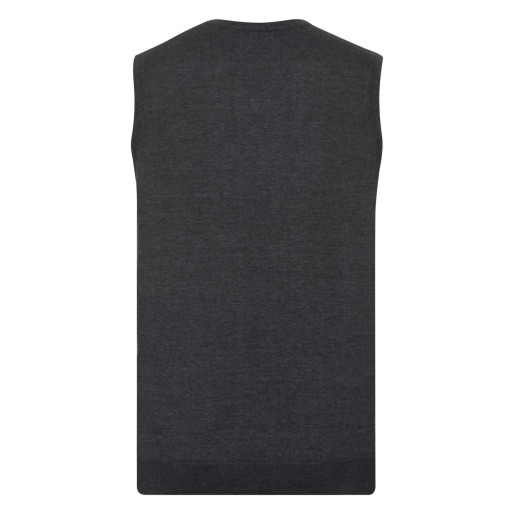 Men's V-Neck Sleeveless Knitted Pullover