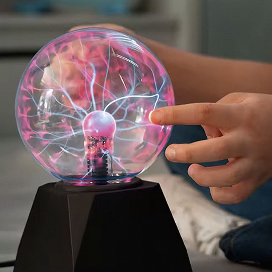 HYPERNOVA, magic plasma sphere lamp, black