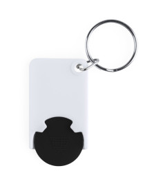 Zabax trolley coin keyring