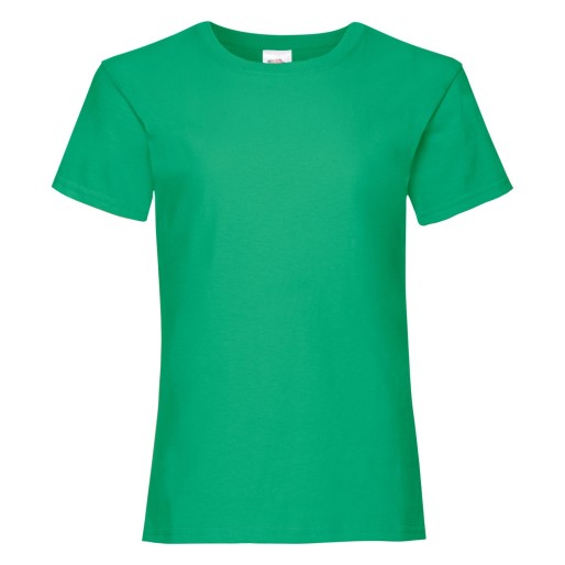 Fruit of the Loom, Valueweigtht women's t-shirt, kelly green, 12-13