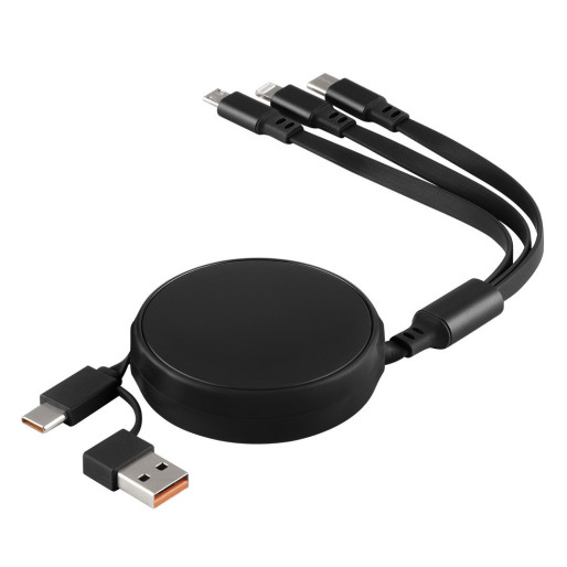 ONES 6IN1, usb kabl za punjenje 6 u 1, crni