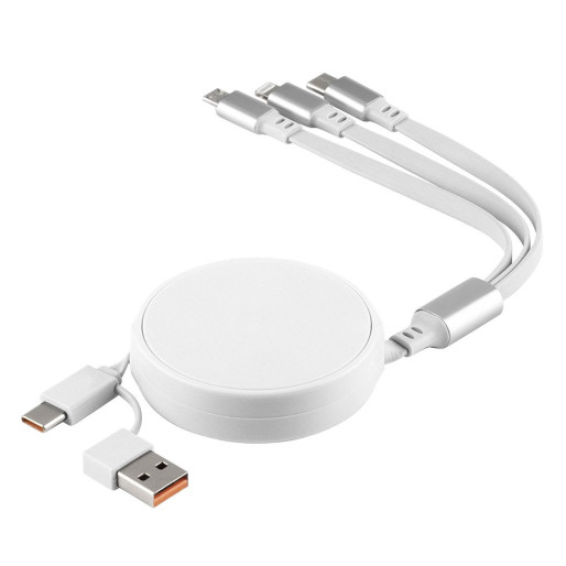 ONES 6IN1, usb kabl za punjenje 6 u 1, beli