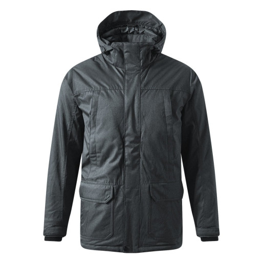 YETI, unisex hooded winter jacket, dark gray