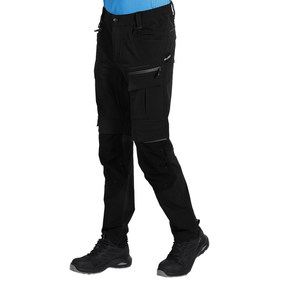 PANTHER PANTS W, elastične radne pantalone, crna