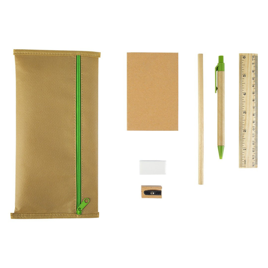 STUDY, set za pisanje i crtanje, svetlo zeleni