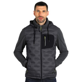 THERMO JACKET, heating jacket, dark gray