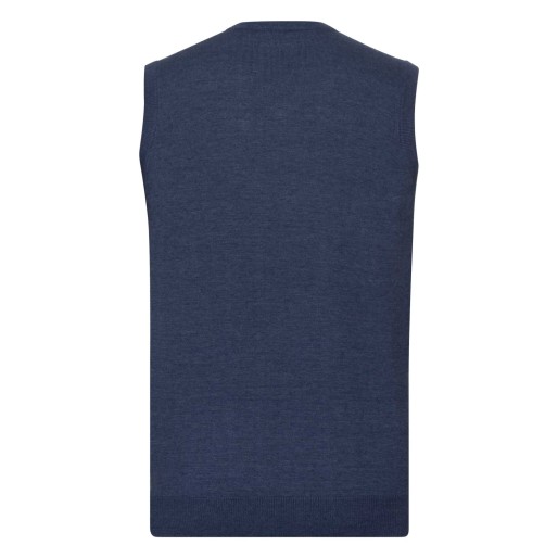 Men's V-Neck Sleeveless Knitted Pullover