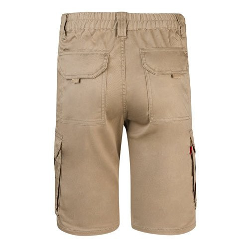 VL HEBE. Multi-pocket stretch Bermuda shorts (240g/m²), in cotton (46%), EME (38%) and polyester (16%)