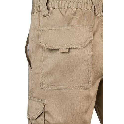 VL HEBE. Multi-pocket stretch Bermuda shorts (240g/m²), in cotton (46%), EME (38%) and polyester (16%)
