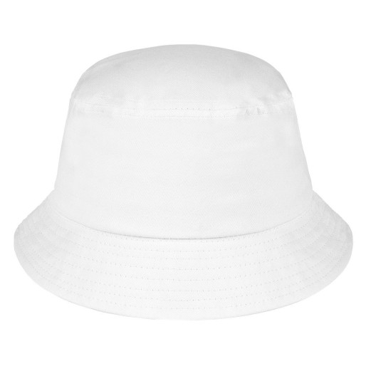 BAKI BASIC, bucket hat, 100% cotton white