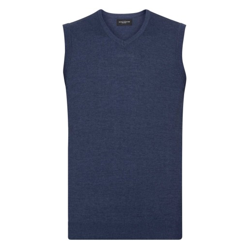 Men's V-Neck Sleeveless Knitted Pullover