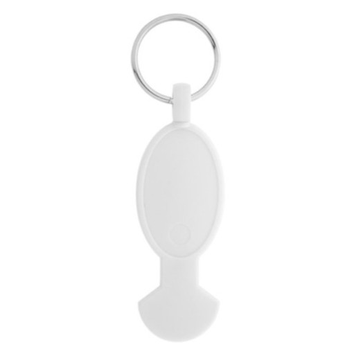 Trolley coin keyring