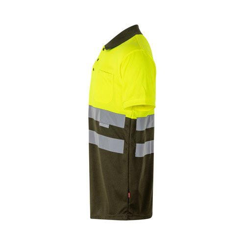 VL CUPID. Bird-eye dvobojna polo majica (160g/m²) sa kratkim rukavima, od poliestera (100%)