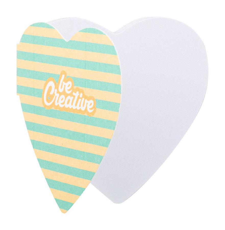 CreaStick Seed Heart custom sticky notepad
