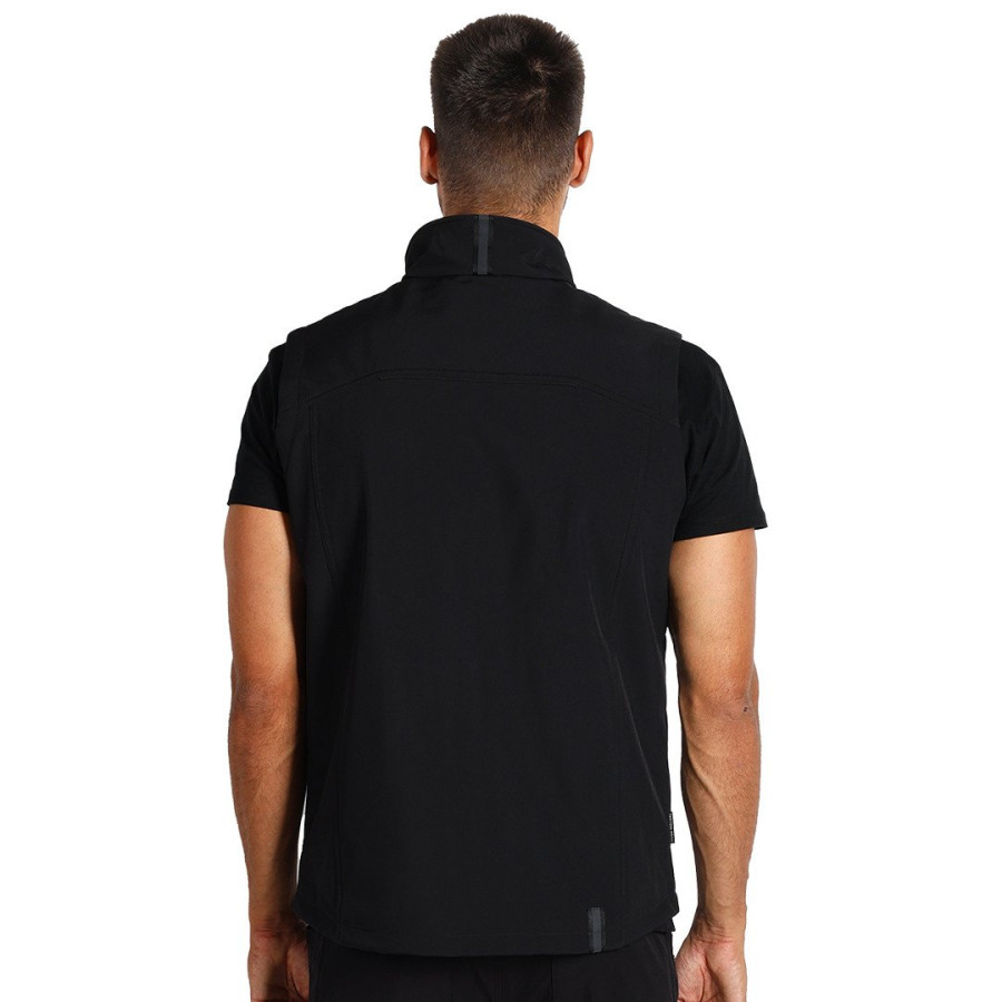 PANTHER VEST, softshell prsluk, crni