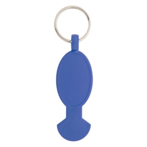 Trolley coin keyring