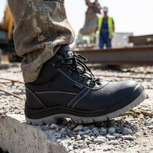 CAYMAN HIGH, high-cut safety shoes s3 fo sr, black