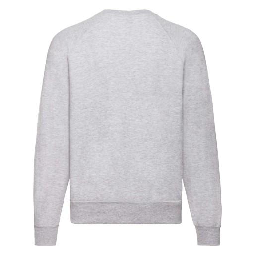 Fruit of the Loom, Classic Raglan Sweat, klasični muški duks, pepeljasto siva, XL