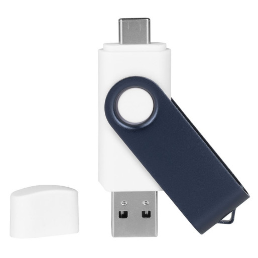 SMART C NAVY BLUE, usb flash memorija, beli, 8GB