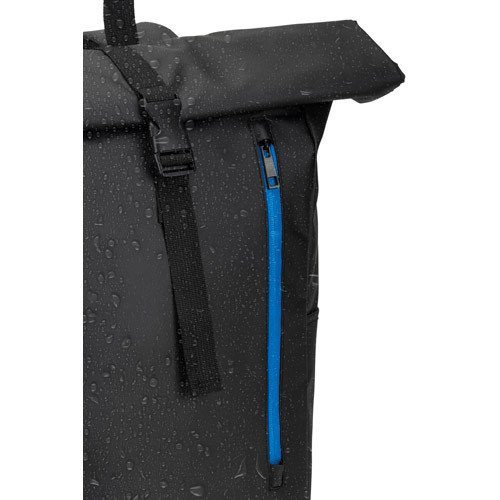 OSASCO BPACK. Roll top ranac sa rajsferšlusom, napravljen od 600D recikliranog poliestera