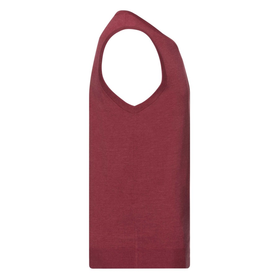 Men's V-Neck Sleeveless Knitted Pullover