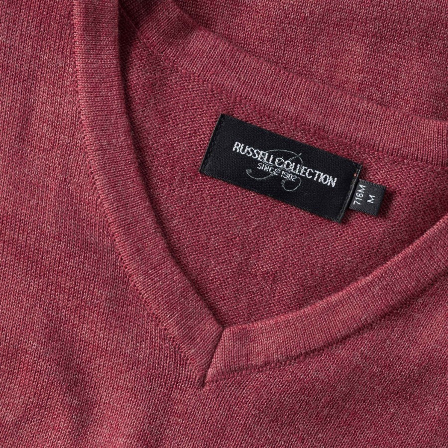 Men's V-Neck Sleeveless Knitted Pullover