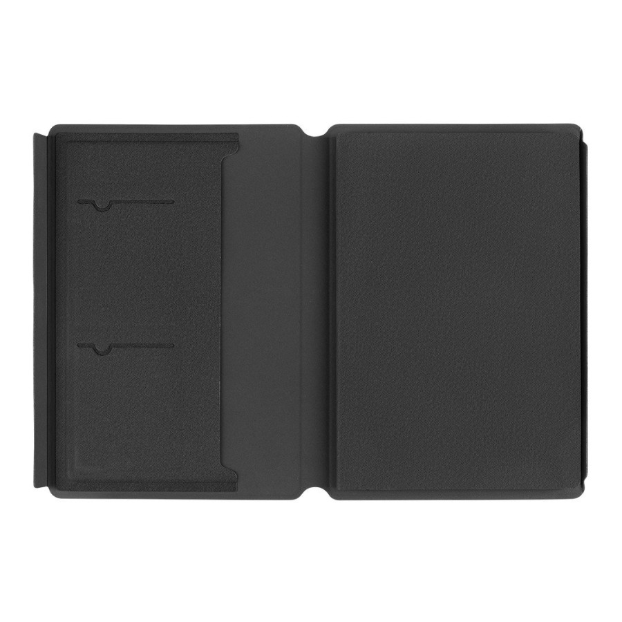 DIRECTOR, portfolio sa notesom a5 i dodatnim džepovima za kartice u poklon kutiji, crni