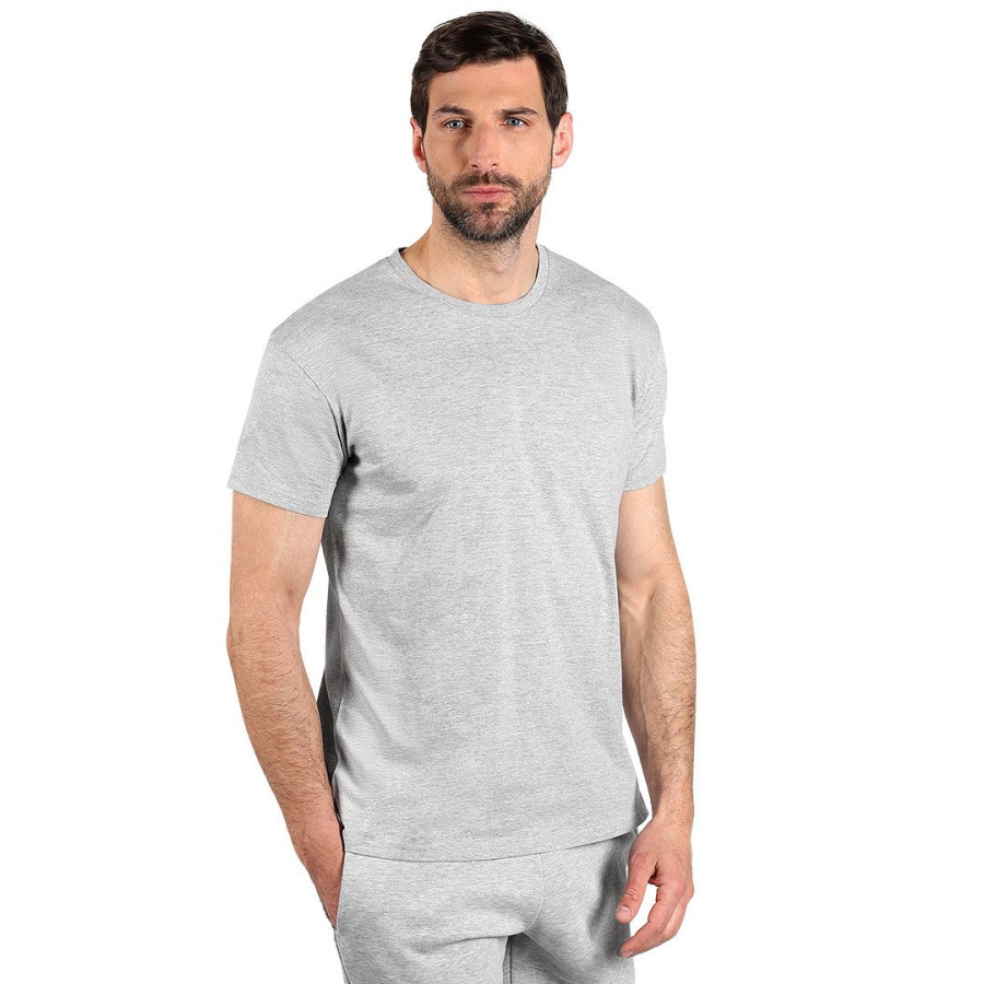 TERRA MEN, organic cotton t-shirt, 150 g/m2, ash