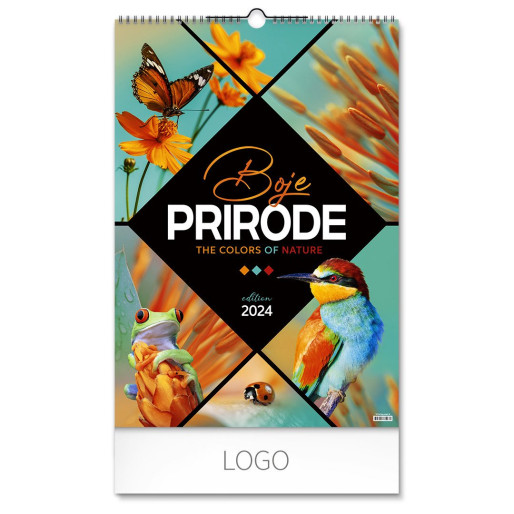 BOJE PRIRODE 34, zidni kalendar: 7 listova, dvomesečni