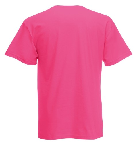 Fruit of the Loom, Original T, men's cotton T-shirt, fuchsia, L