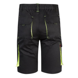 VL HEMERA. Two-tone, multi-pocket stretch Bermuda shorts (240g/m²), in cotton (46%), EME (38%) and polyester (16%)