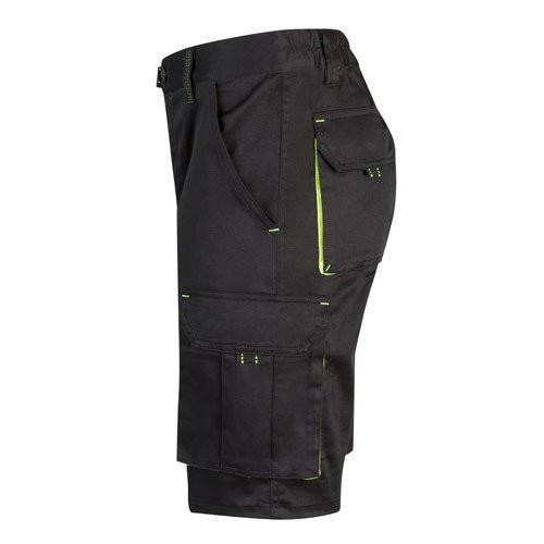 VL HEMERA. Dvobojne rastegljive bermude sa više džepova (240g/m²), od pamuka (46%), EME (38%) i poliestera (16%)