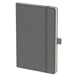 TISA, a5 notebook with pen holder, gray