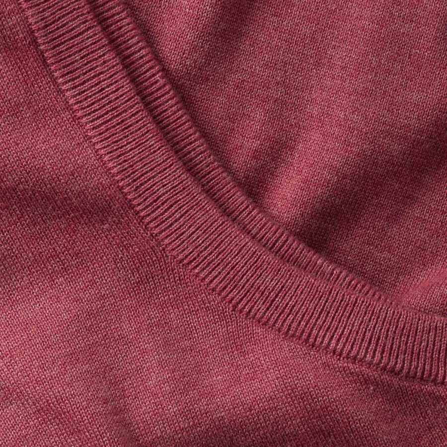 Men's V-Neck Sleeveless Knitted Pullover