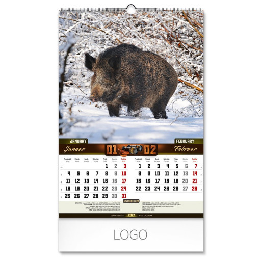 DOBAR POGLED, wall calendar, 7 pages, b3 format