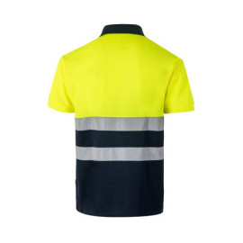 VL CUPID LARGE. Bird-eye dvobojna polo majica (160g/m²) sa kratkim rukavima, od poliestera (100%)