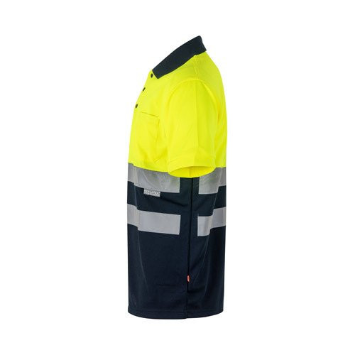 VL CUPID LARGE. Bird-eye dvobojna polo majica (160g/m²) sa kratkim rukavima, od poliestera (100%)