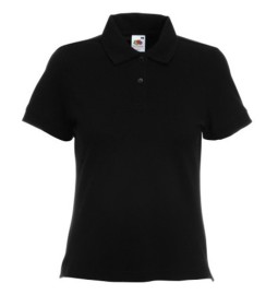 Fruit Of The Loom Polo Lady-Fit, Women's Polo Shirt,