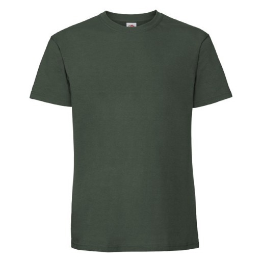 Fruit of the Loom, Iconic Ringspun Premium T, men's T-shirt, forest green, S