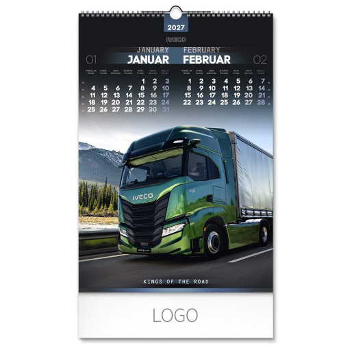 DRUMSKE KRSTARICE, wall calendar, 7 pages, b3 format