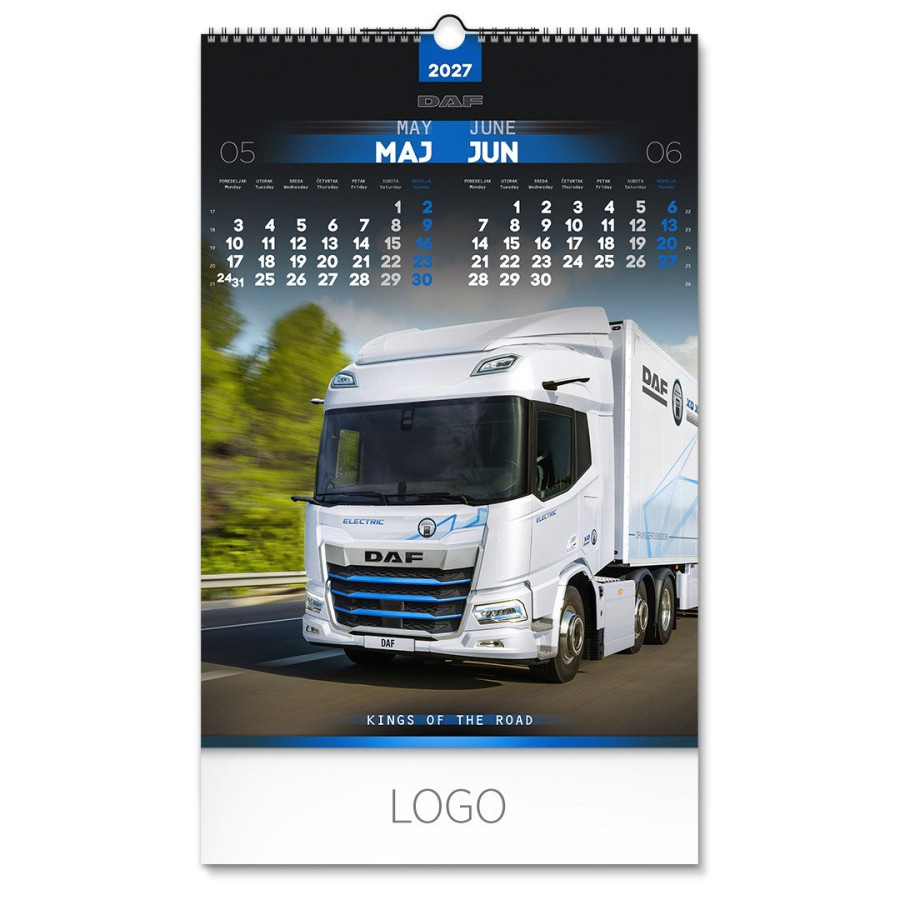 DRUMSKE KRSTARICE, wall calendar, 7 pages, b3 format