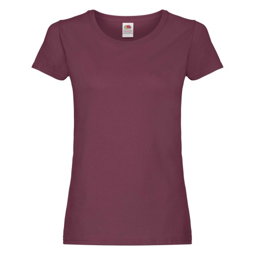 Fruit of the Loom, Iconic Ringspun Premium T, muška majica kratkih rukava, burgundi, S