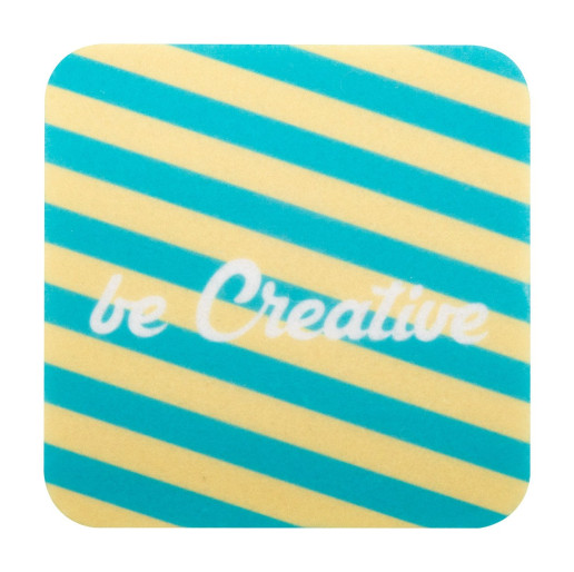 CreaFelt Drink RPET felt coaster, square