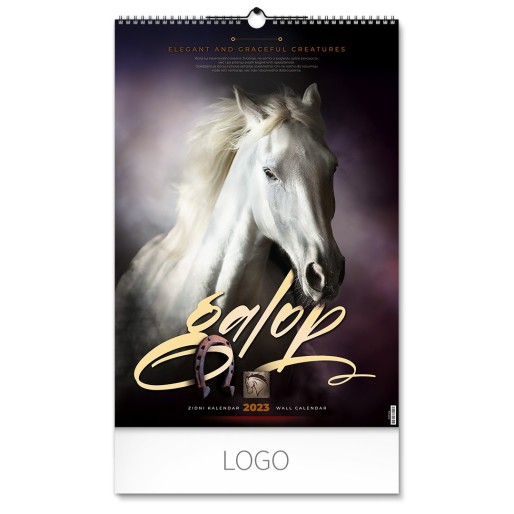 GALOP, zidni kalendar: 7 listova, dvomesečni