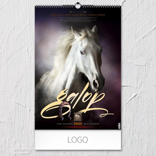 GALOP, zidni kalendar: 7 listova, dvomesečni