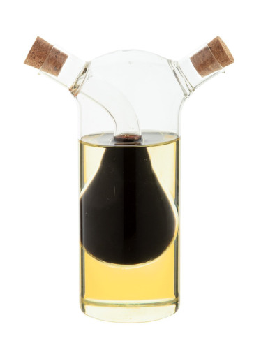 Vinaigrette oil and vinegar bottle